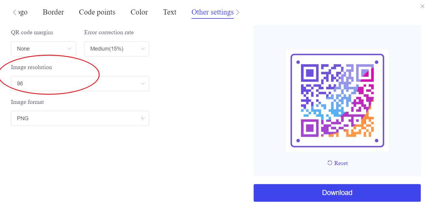 A QR kód testreszabása a szavazás formátuma.png