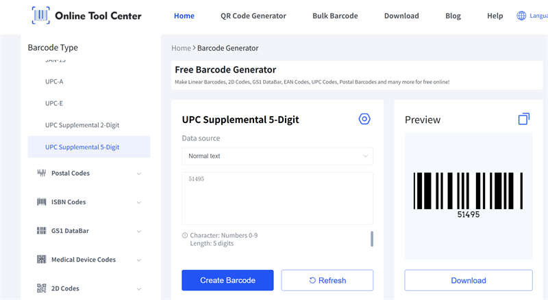 UPC kieg&eacute;sz&iacute;tő 5 sz&aacute;mjegyű