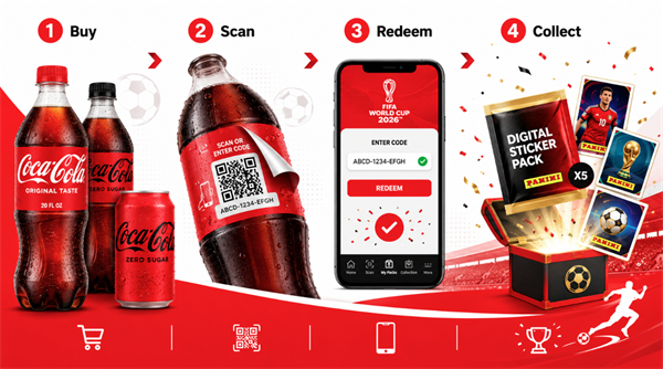 szkennelni &eacute;s v&aacute;ltani Coca Cola FIFA 2026 k&oacute;d