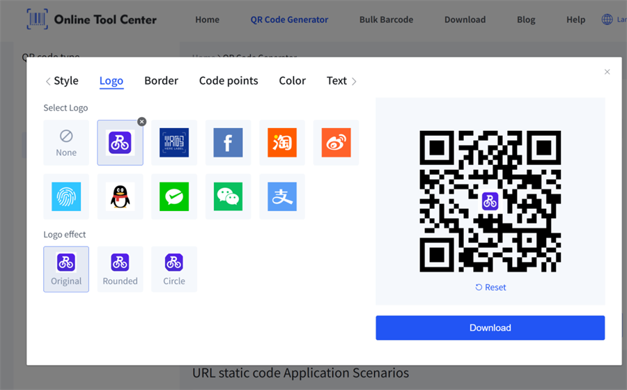 testreszabott qr k&oacute;d log&oacute;val
