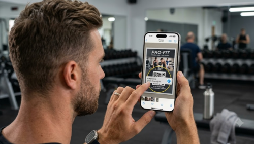 QR k&oacute;d szkennel&eacute;se iPhone-on