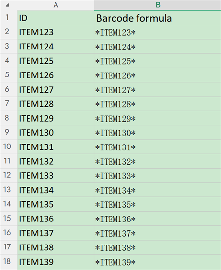 asset id excel eszközazonosító excel